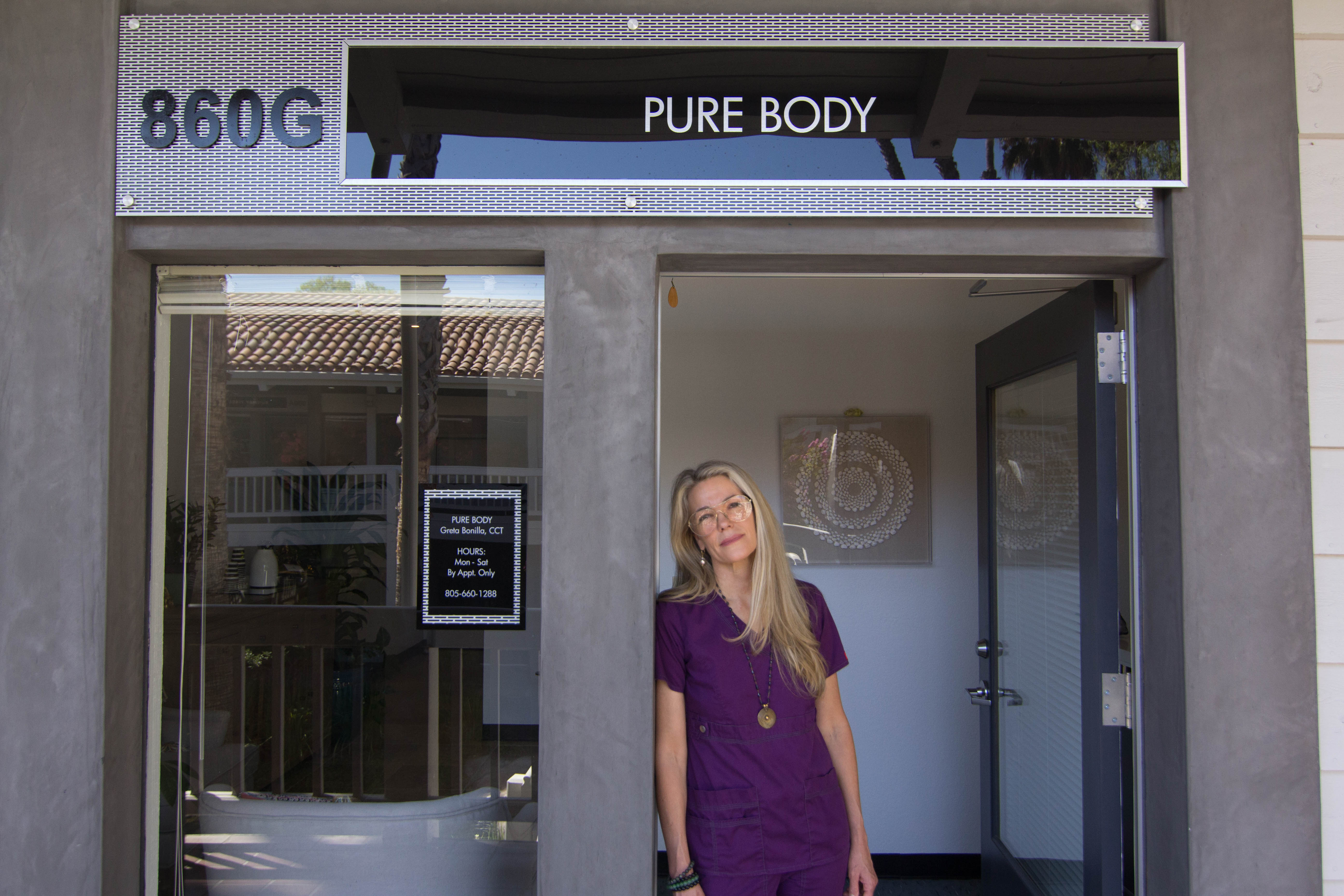 Greta Bonilla, Pure Body practitioner